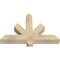 Ekena Millwork Kennewick Rough Sawn Timber Gable Bracket, Douglas Fir, 36"W x 24"H x 4"D x 4"F, 16/12 Pitch GBW036X24X0404KEN00RDF - alternate 3